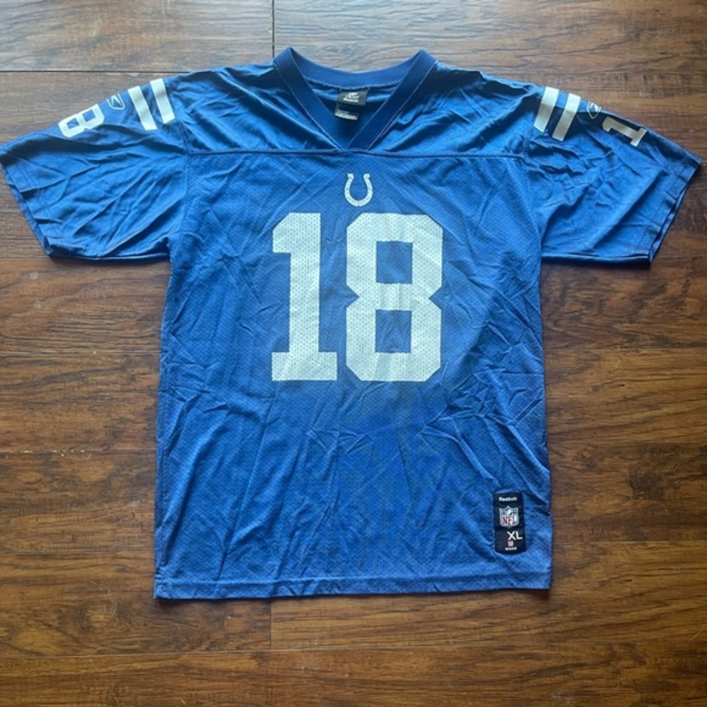 Indianapolis Colts Peyton Manning Reebok kids jersey size XL (18-20)
